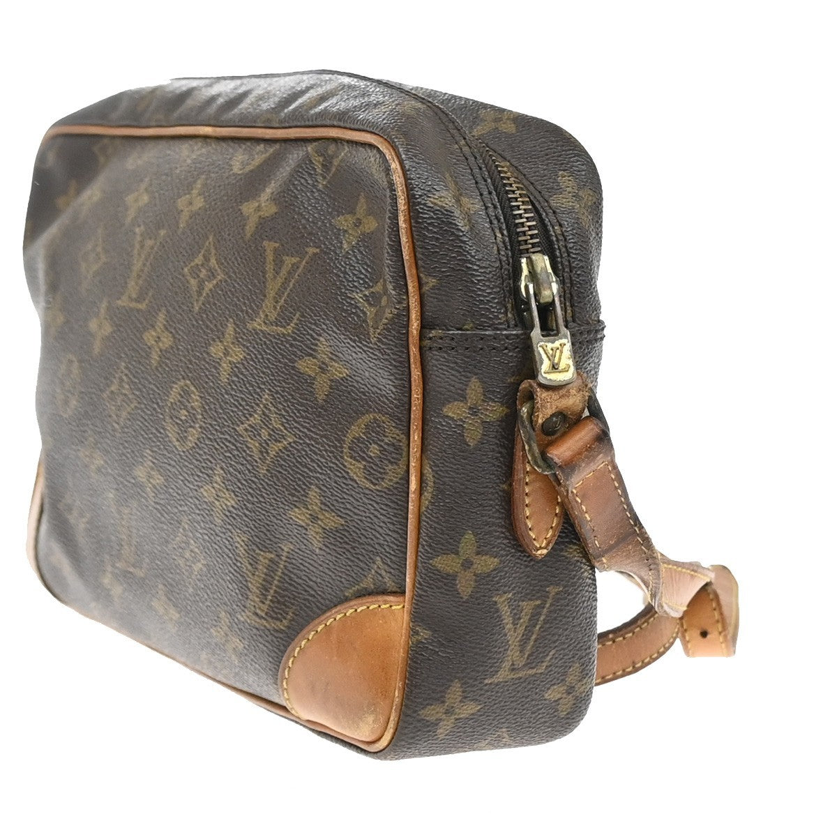 LOUIS VUITTON Trocadero 24 Shoulder Bag Monogram Leather Brown M51276 30YJ189