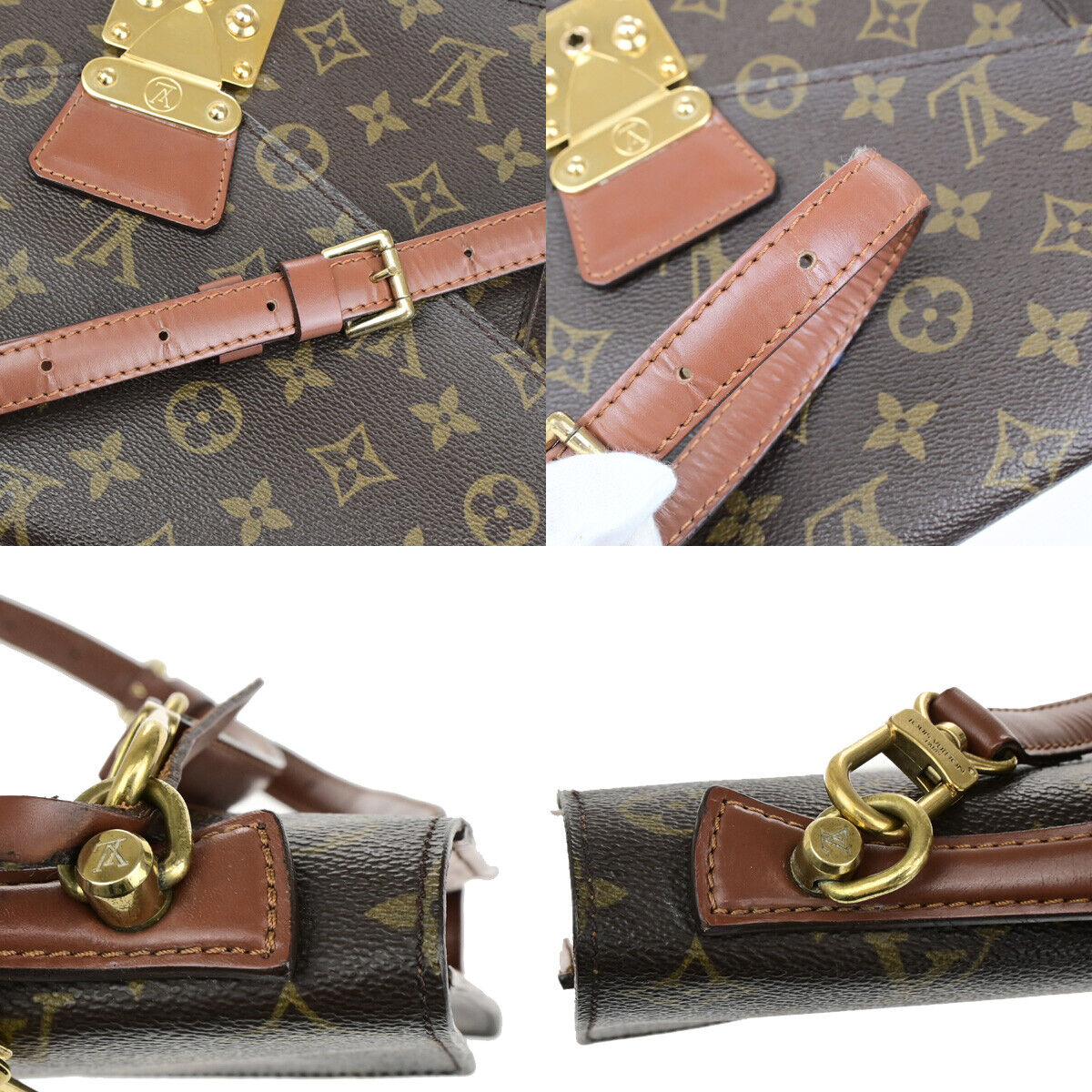 LOUIS VUITTON Monceau 28 2Way Shoulder Hand Bag Monogram Leather M51185 84YF894