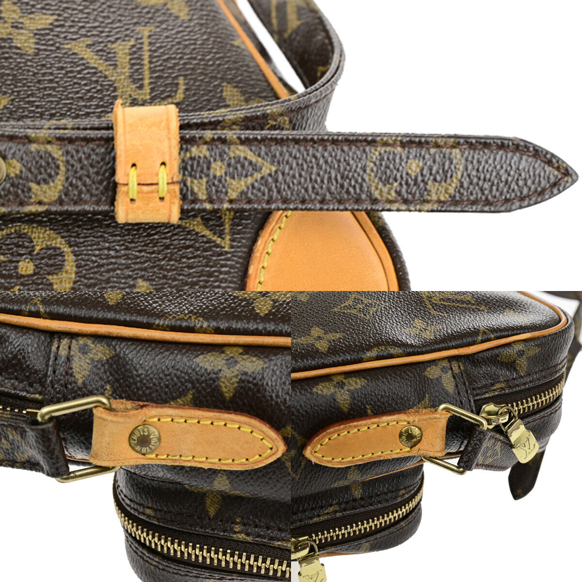 LOUIS VUITTON Amazon Crossbody Shoulder Bag Monogram Leather BN M45236 10SJ031