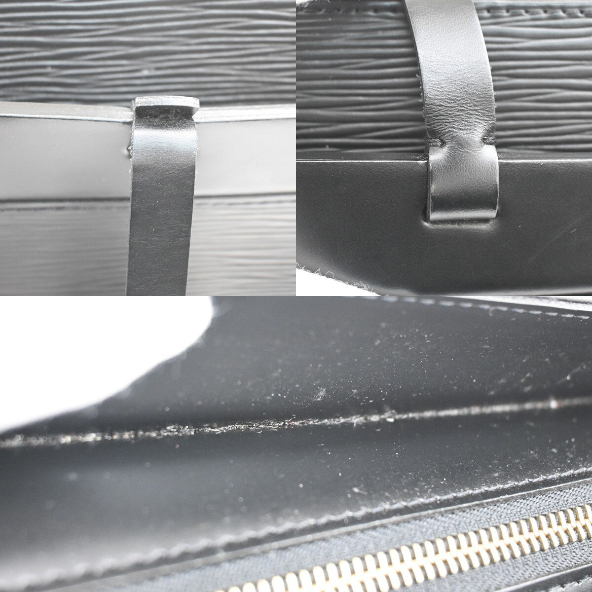LOUIS VUITTON LV Croisette PM Shoulder Bag Epi Leather Black M52492 70RL097