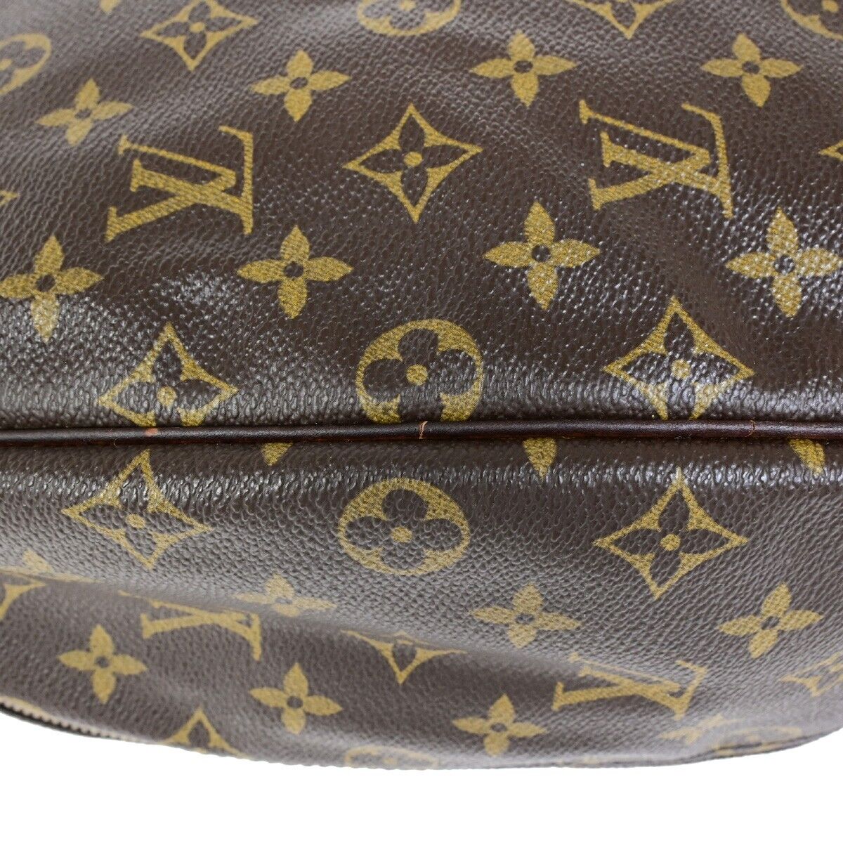 LOUIS VUITTON Excursion Shoes Hand Bag Monogram Leather Brown M41450 68HC045