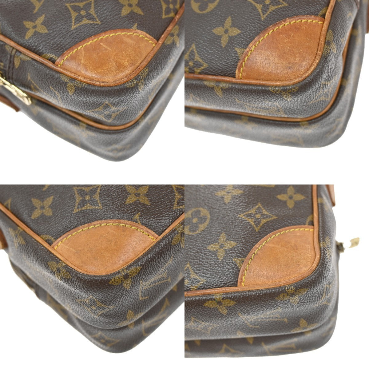 LOUIS VUITTON Amazone Shoulder Bag Monogram Leather Brown France M45236 69CA200