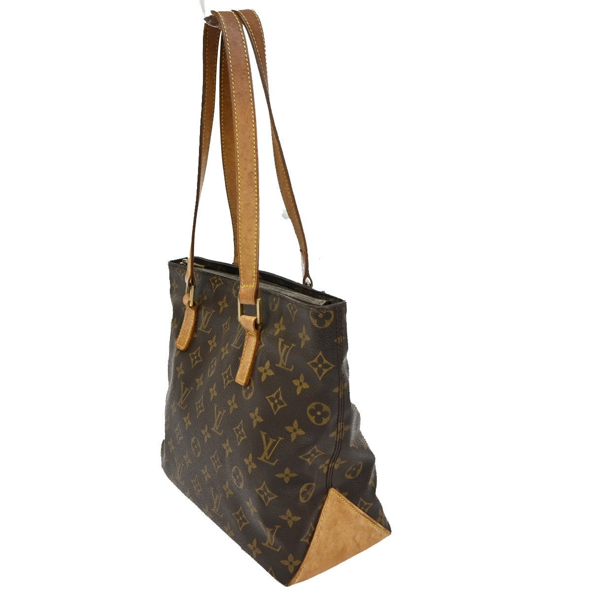 LOUIS VUITTON Cabas Piano Shoulder Bag Monogram Leather Brown M51148 80CA724