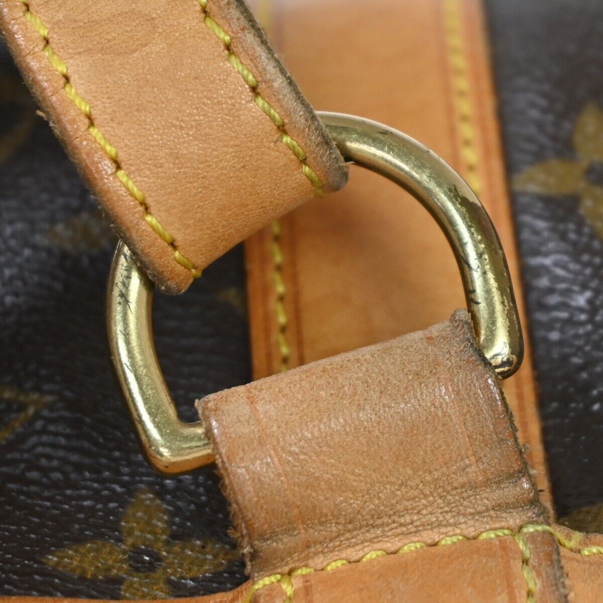 LOUIS VUITTON LV Randonnee PM Shoulder Bag Monogram Leather Brown M42243 83YG821