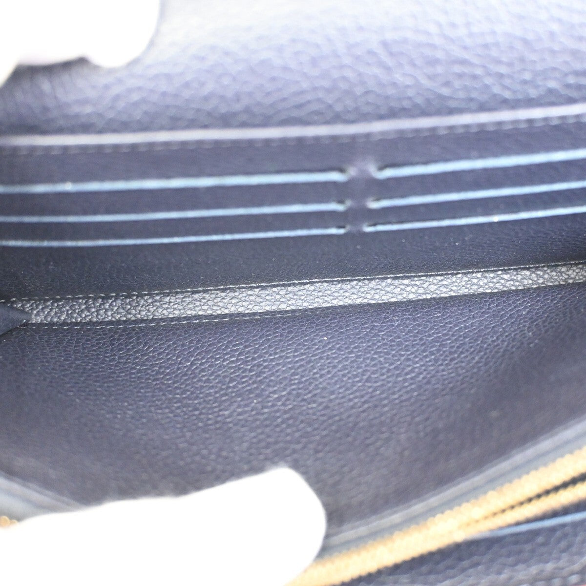 LOUIS VUITTON Portefeuille Sarah Wallet Monogram Empreinte Blue M62125 88YH289
