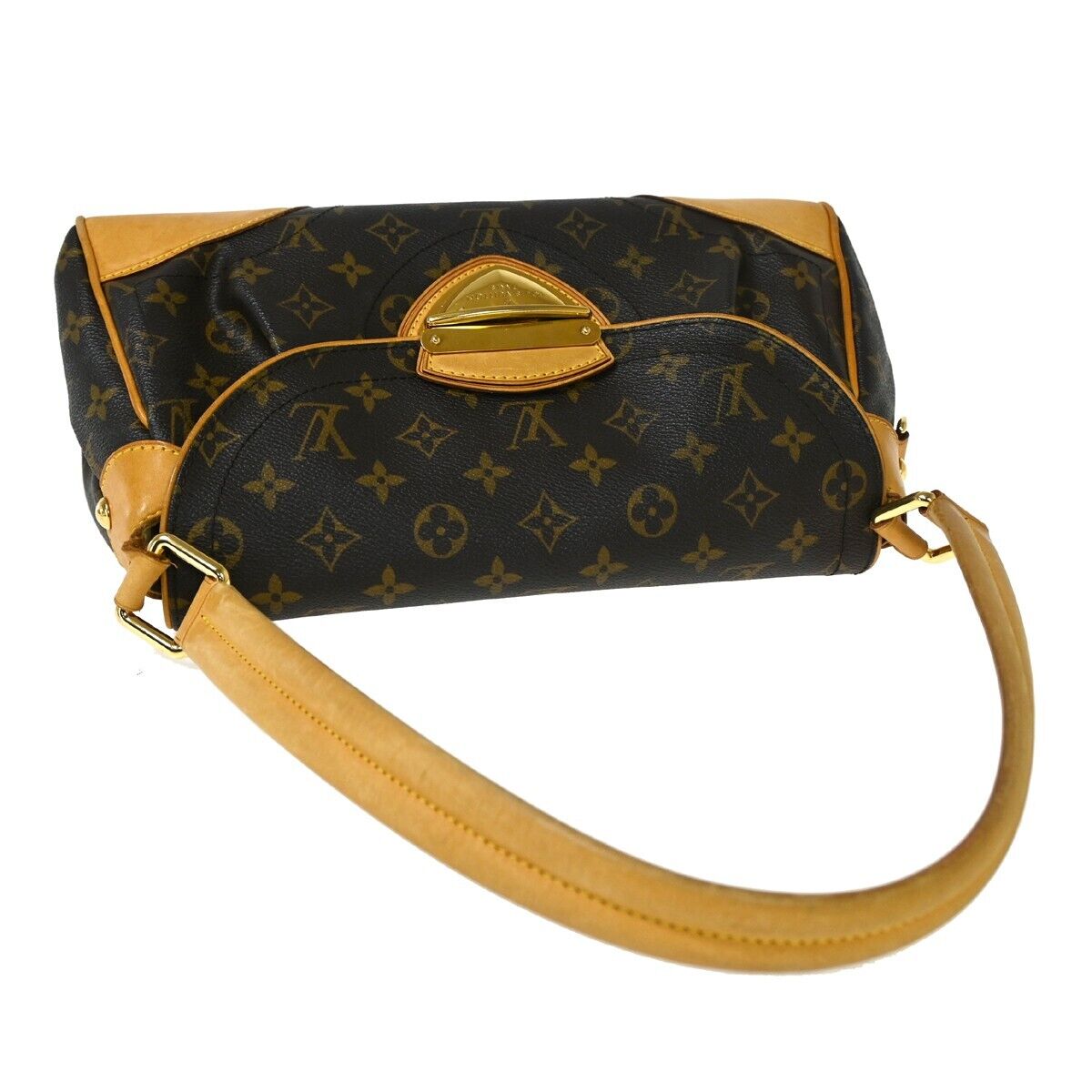LOUIS VUITTON Logo Beverly MM Shoulder Bag Monogram Leather BN M40121 97SH176
