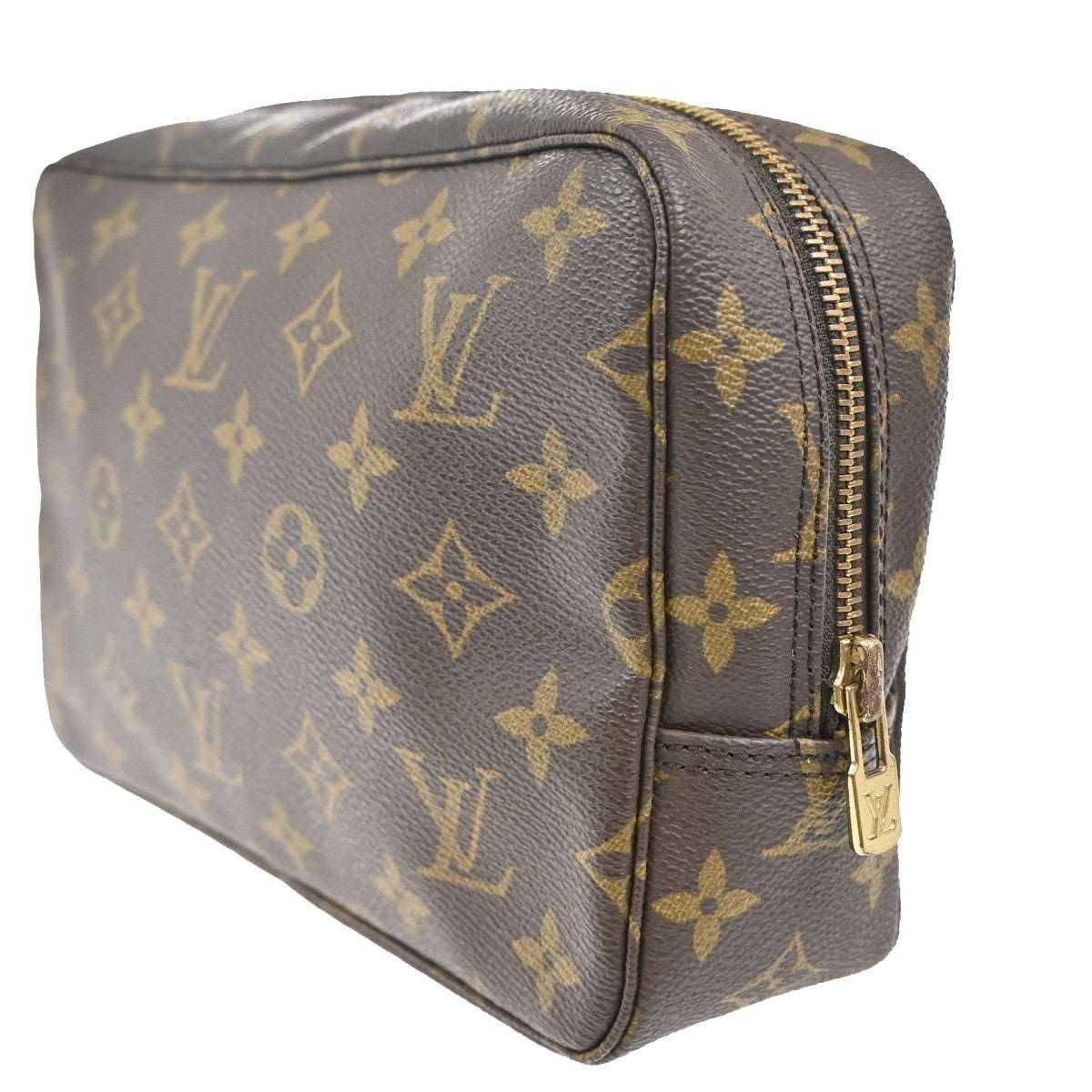 LOUIS VUITTON Trousse Toilette 23 Clutch Hand Bag Monogram Brown M47524 04MA311