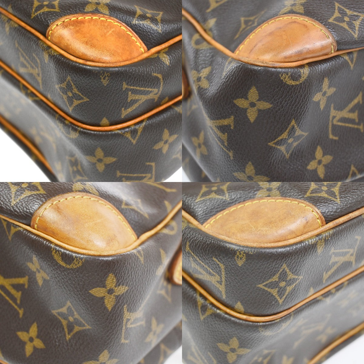 LOUIS VUITTON Nile Crossbody Shoulder Bag Monogram Leather Brown M45244 89KC882