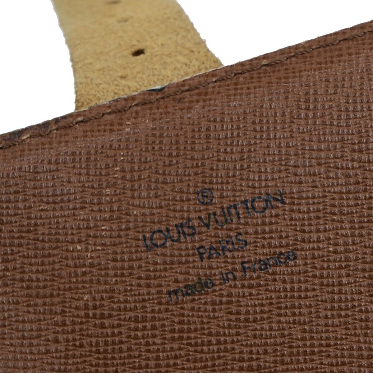 LOUIS VUITTON Cartouchiere GM Shoulder Bag Monogram Leather Brown M51252 96KA453