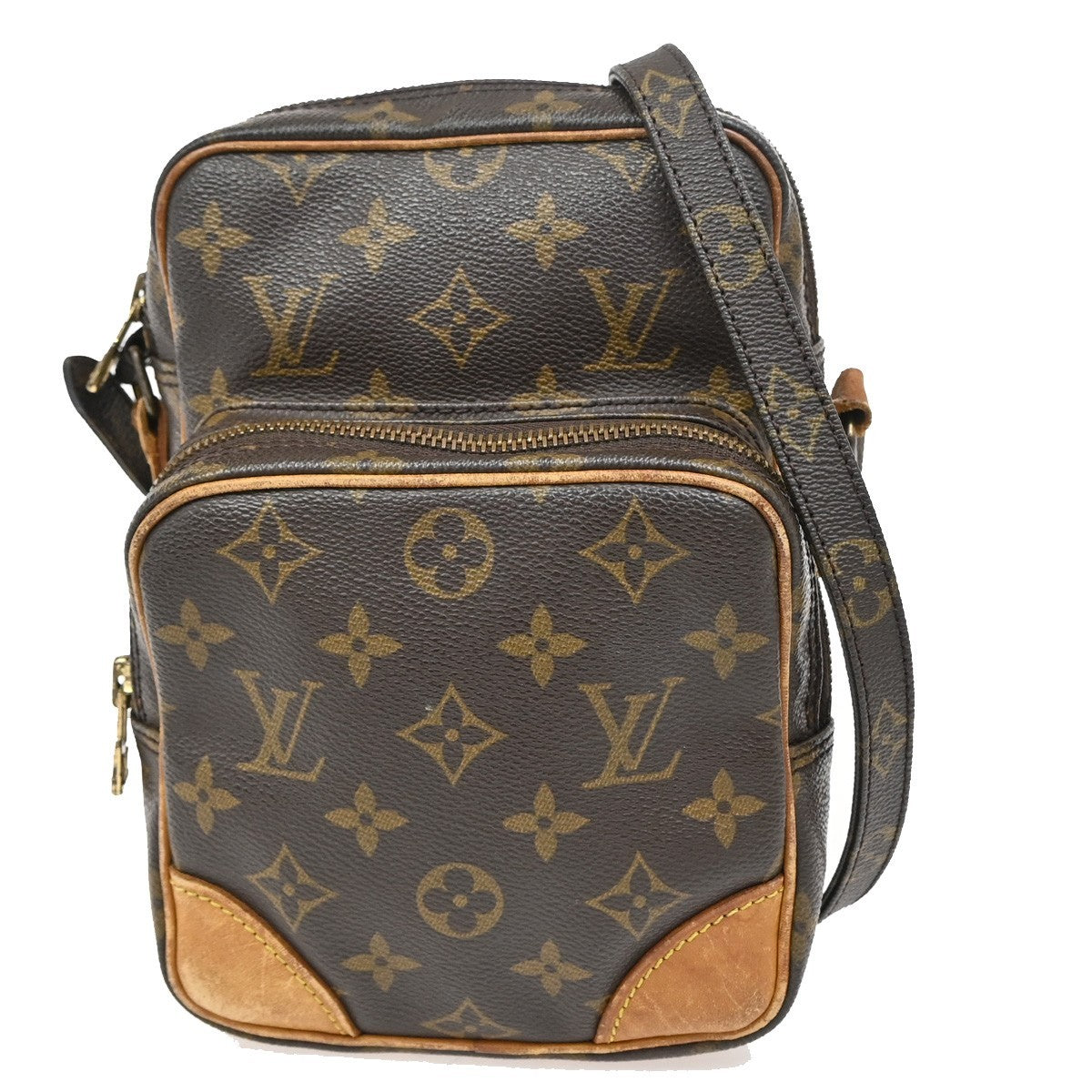 LOUIS VUITTON Amazon Crossbody Shoulder Bag Monogram Leather BN M45236 36FC158
