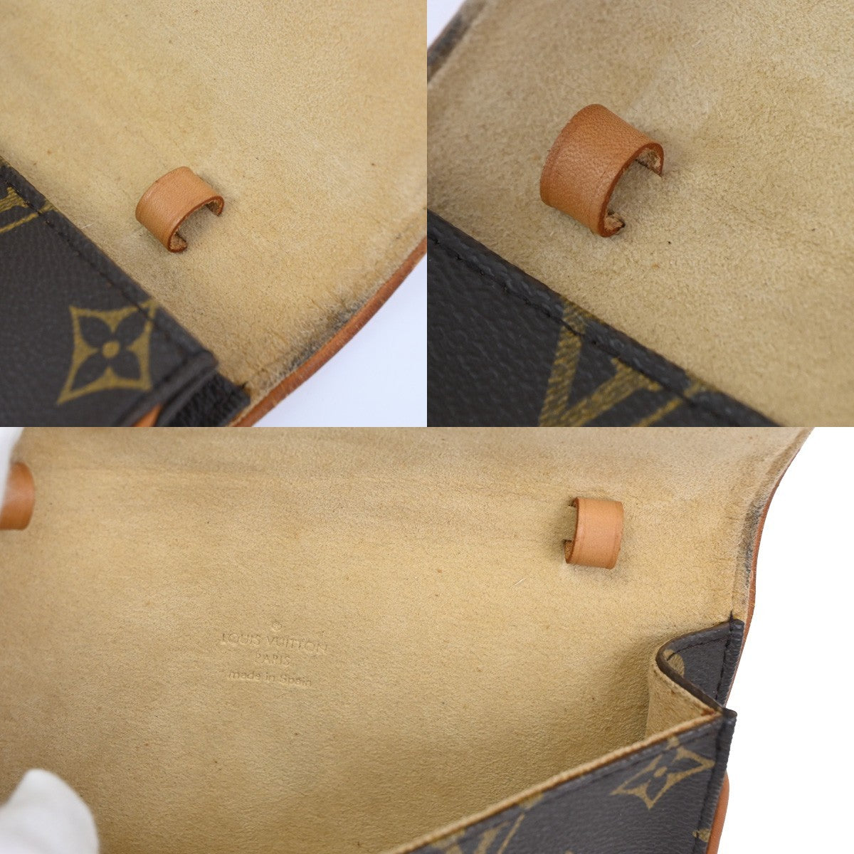 LOUIS VUITTON Pochette Twin PM 2Way Shoulder Clutch Bag Monogram M51854 30TA636