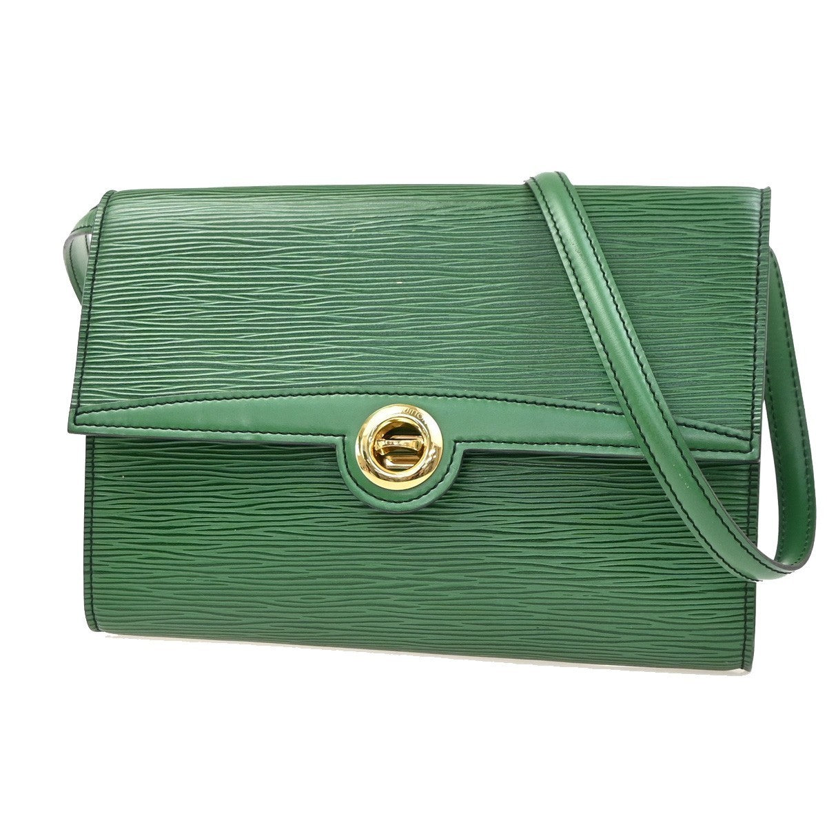LOUIS VUITTON LV Arche 2Way Shoulder Clutch Bag Epi Leather Green M52574 32KP518