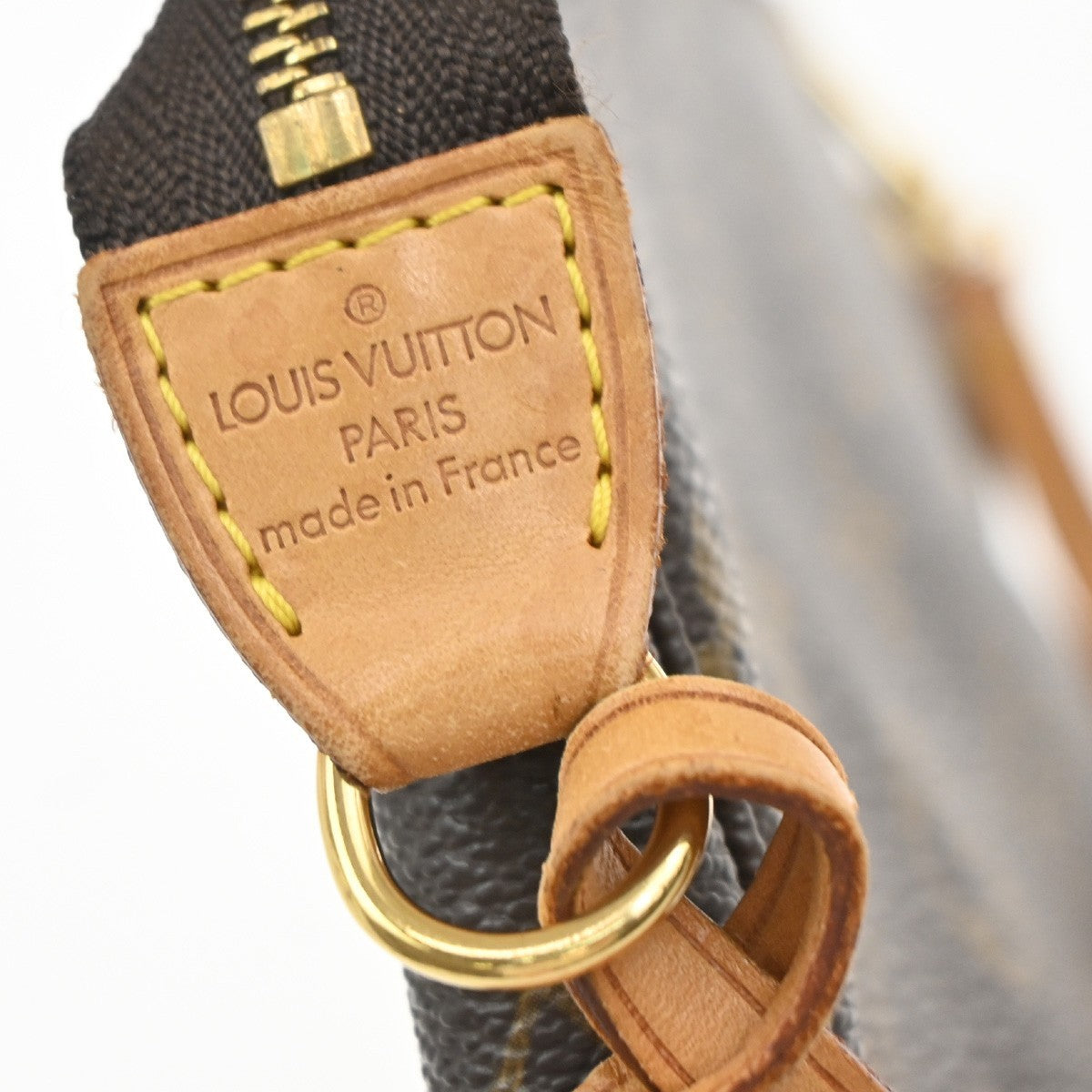 LOUIS VUITTON Pochette Accessoires Hand Bag Monogram Leather BN M51980 79EF864