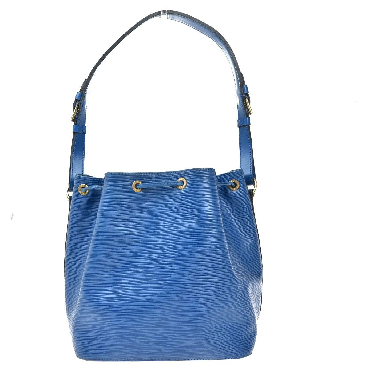 LOUIS VUITTON LV Petit Noe Shoulder Bag Epi Leather Blue France M44105 86KC177