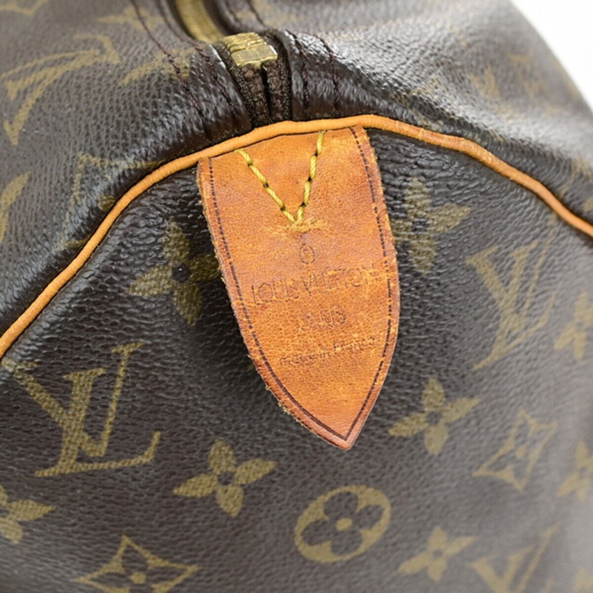 LOUIS VUITTON Speedy 40 Travel Hand Bag Monogram Leather Brown M41522 69ED122