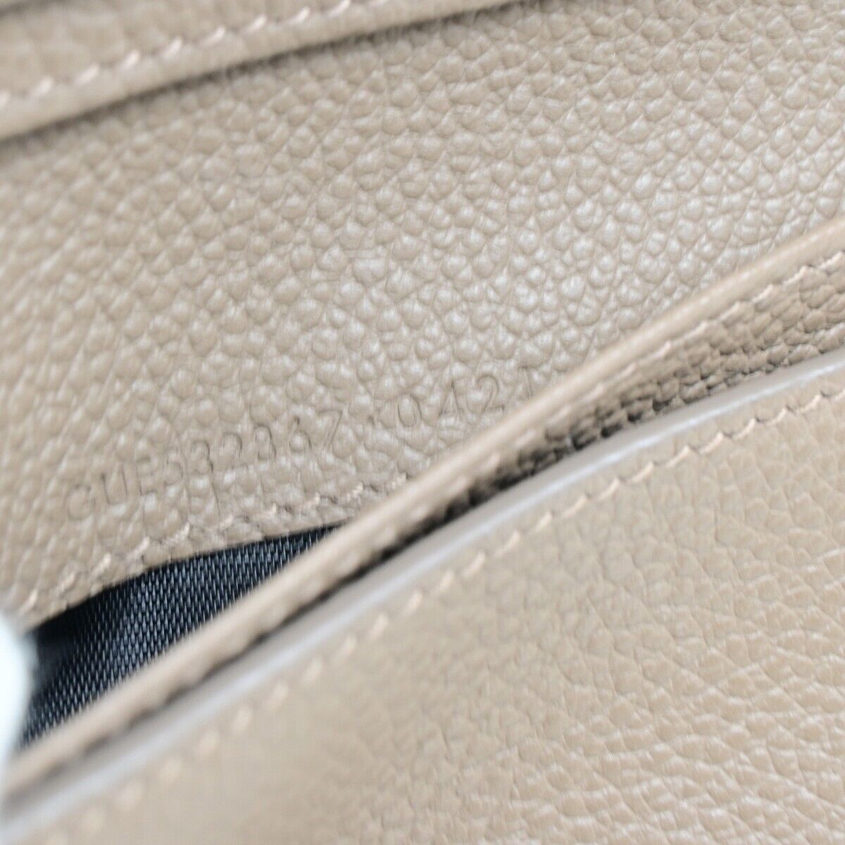 SAINT LAURENT YSL Logo Compact Bifold Wallet Purse Leather Brown 34KA400