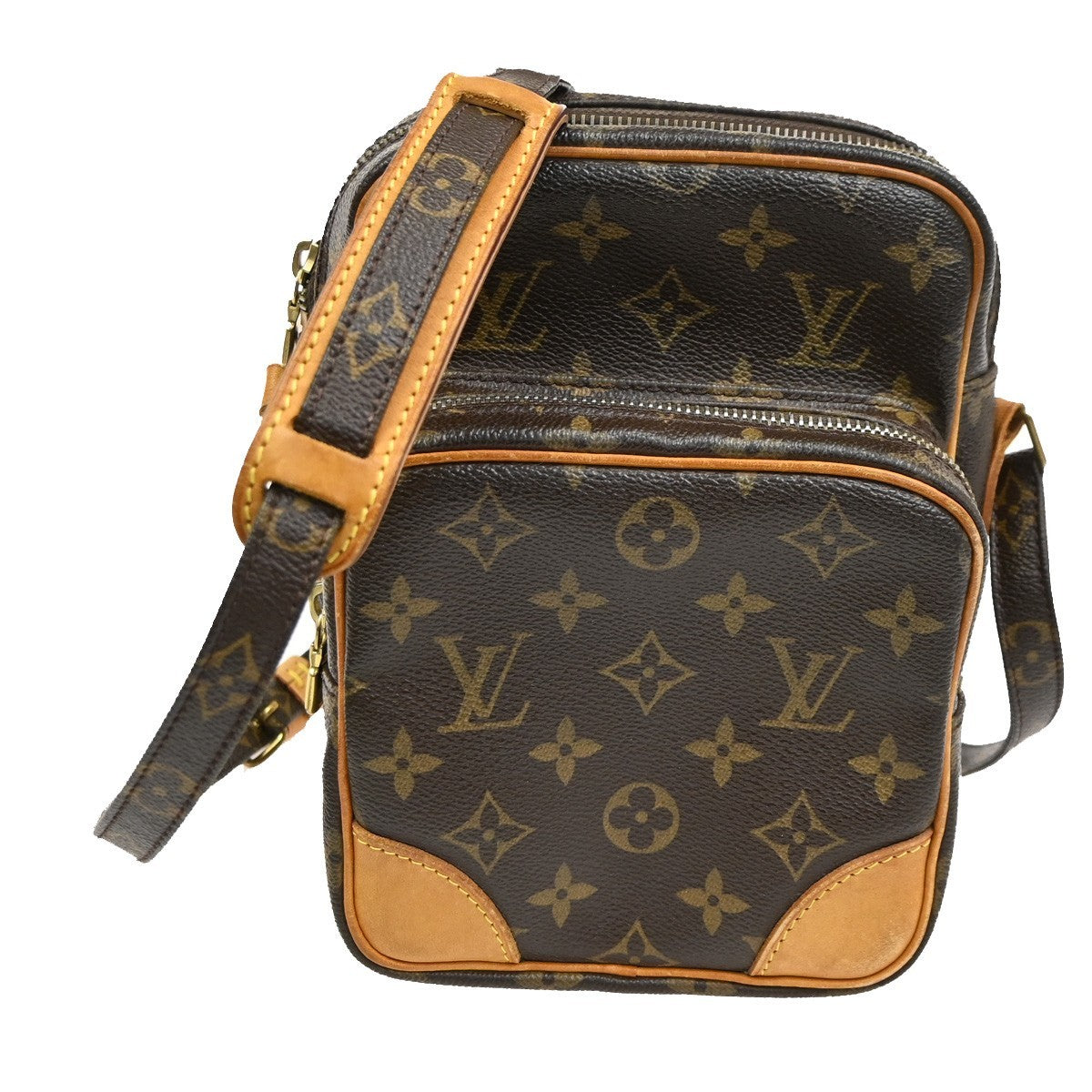 LOUIS VUITTON Amazon Crossbody Shoulder Bag Monogram Leather BN M45236 84TA337