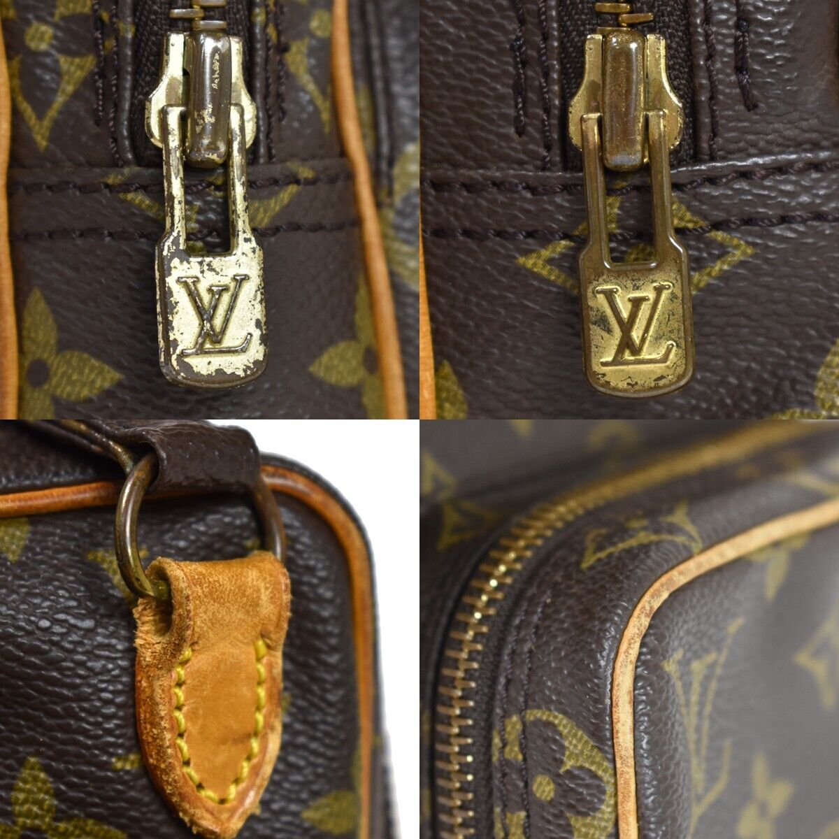 LOUIS VUITTON Mini Amazon Shoulder Bag Monogram Leather Brown M45238 86EA041