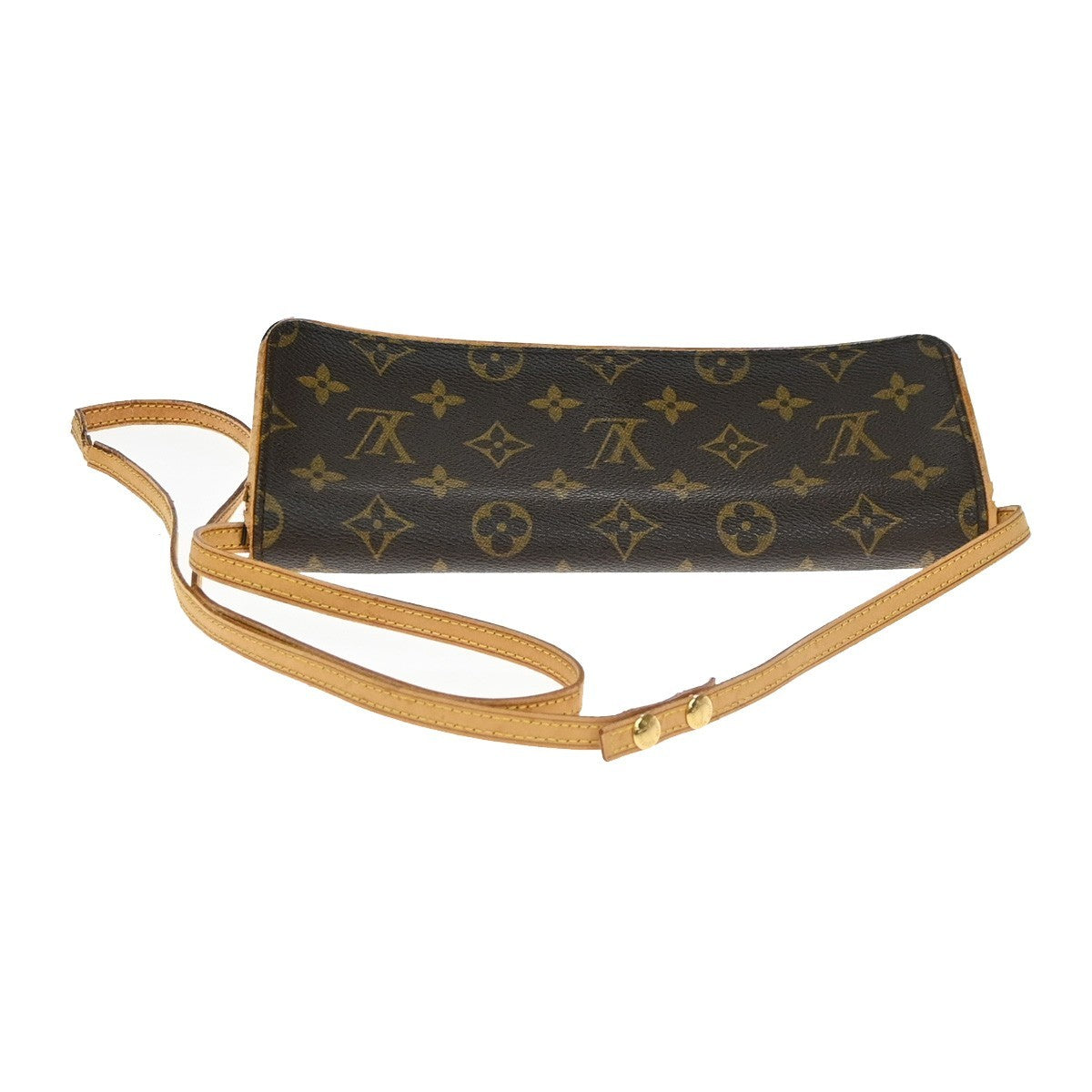 LOUIS VUITTON Pochette Twin GM 2Way Shoulder Bag Monogram Brown M51852 62YH953