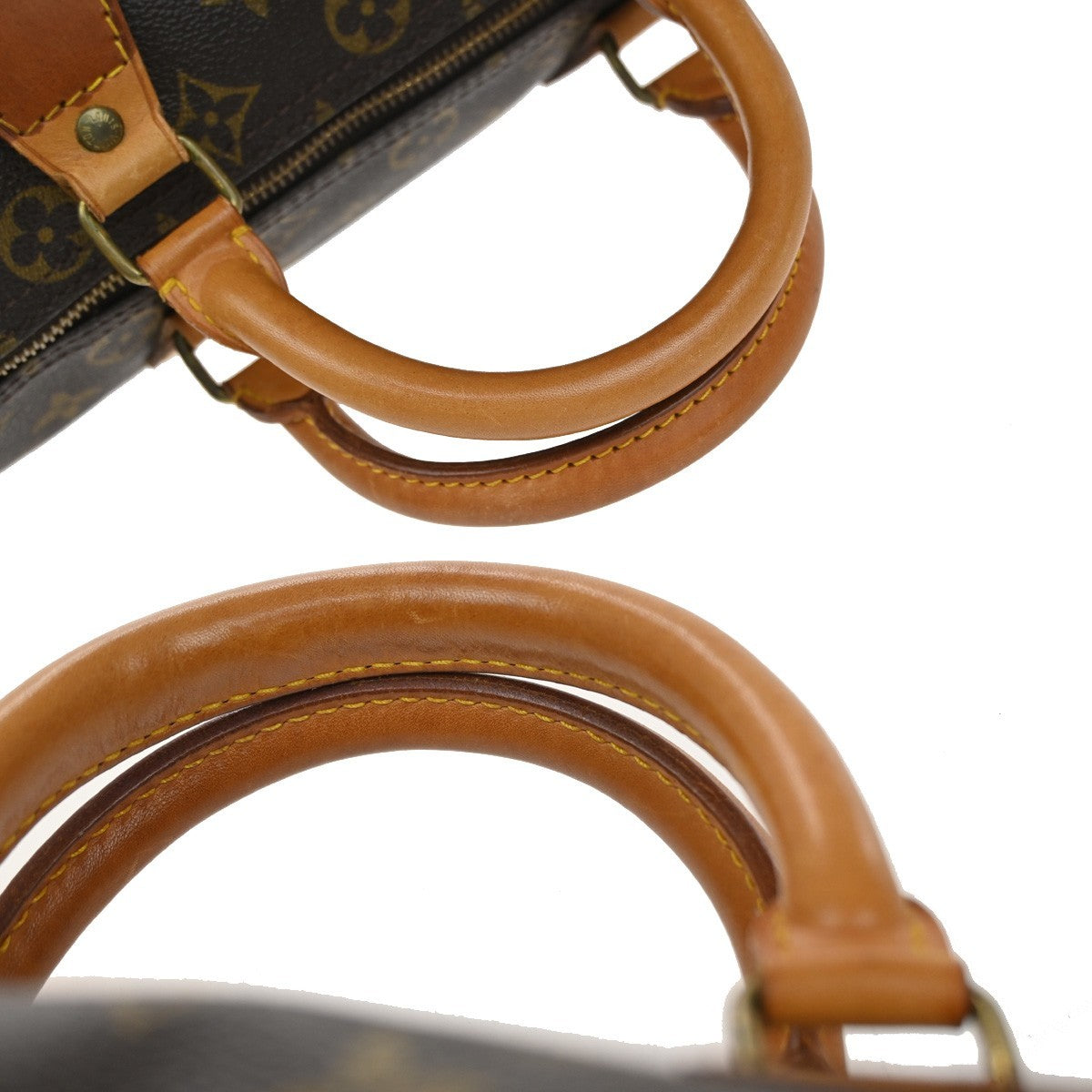LOUIS VUITTON Speedy 30 Travel Hand Bag Monogram Leather Brown M41526 12YJ244