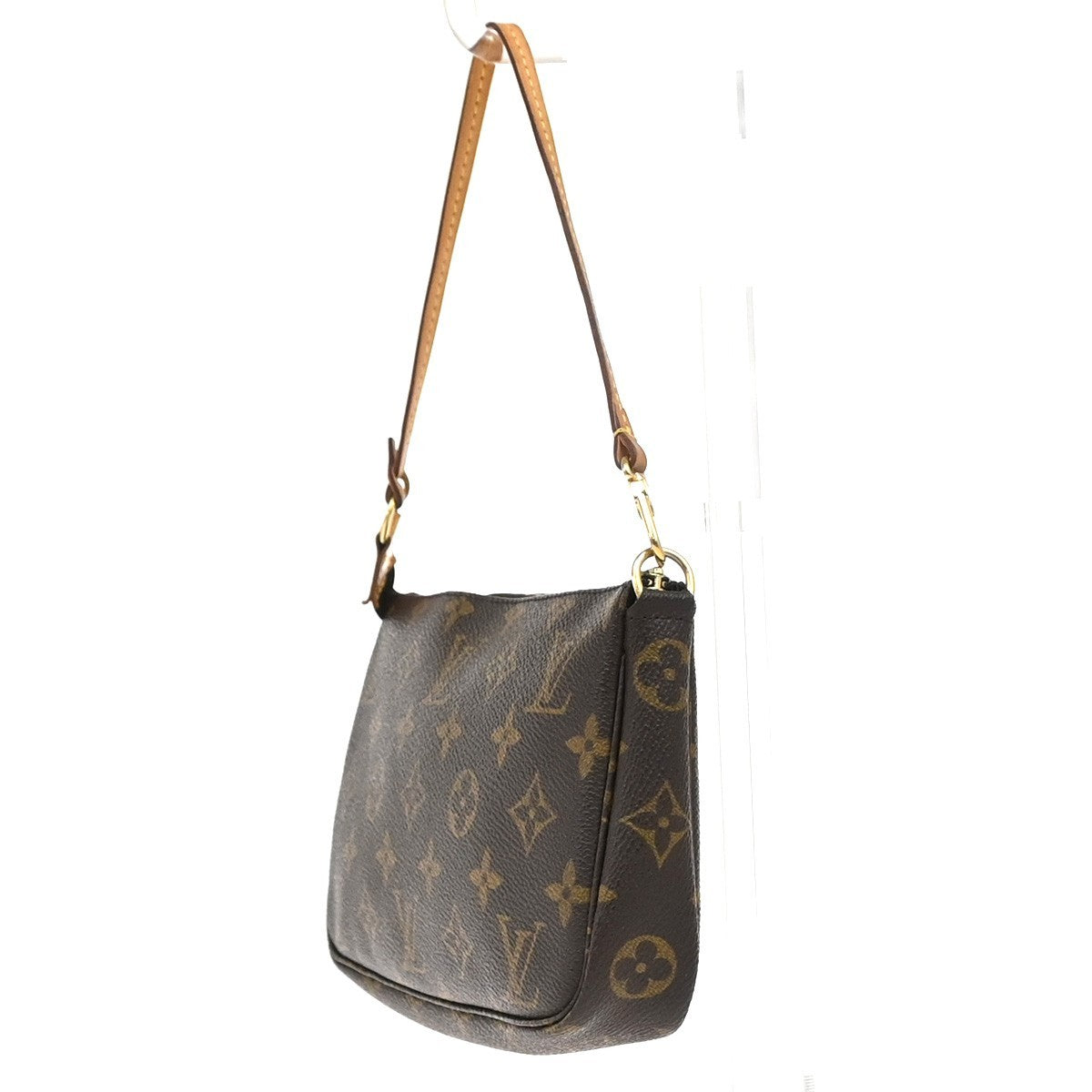 LOUIS VUITTON Pochette Accessoires Hand Bag Monogram Leather BN M51980 72PA024