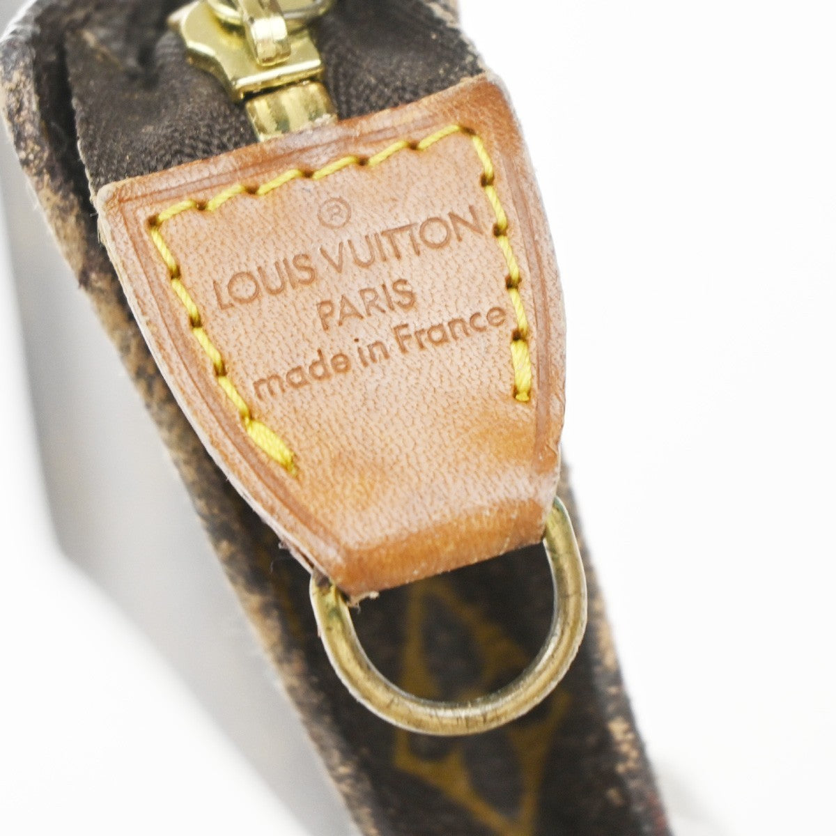 LOUIS VUITTON BUCKET GM Shoulder Tote Bag Monogram Leather Brown M42236 38KP444