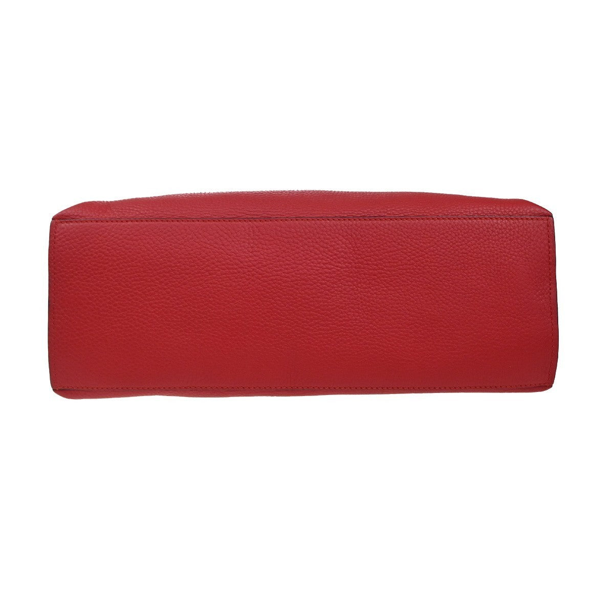GUCCI GG Logo Daily 2Way Shoulder Hand Bag Bamboo Leather Red 74KP010