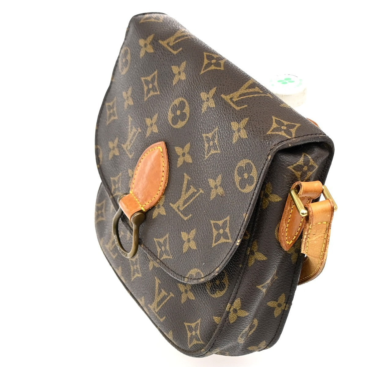 LOUIS VUITTON Saint Cloud MM Shoulder Bag Monogram Leather Brown M51243 31MA062