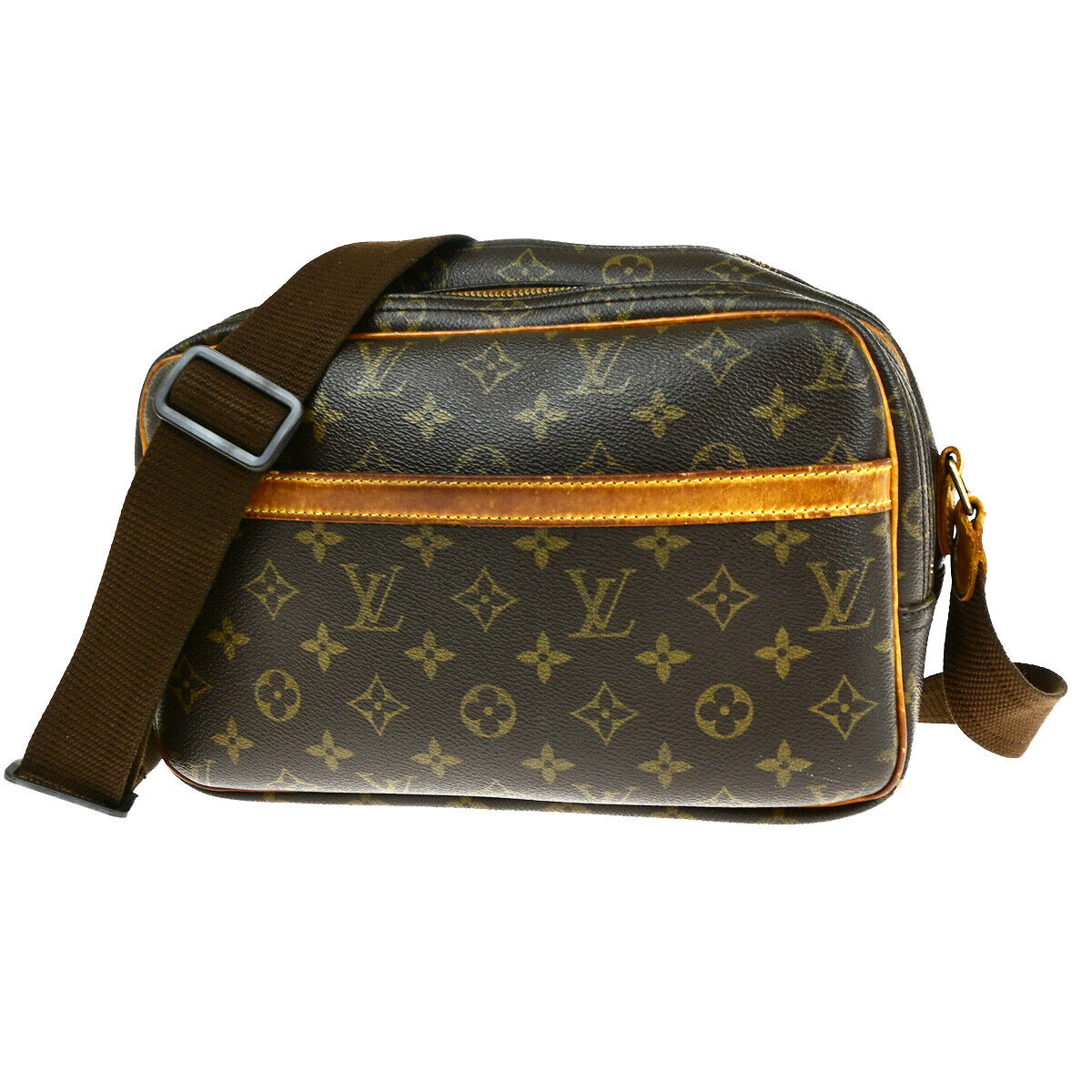 LOUIS VUITTON Reporter PM Crossbody Shoulder Bag Monogram Leather M45254 30YE574