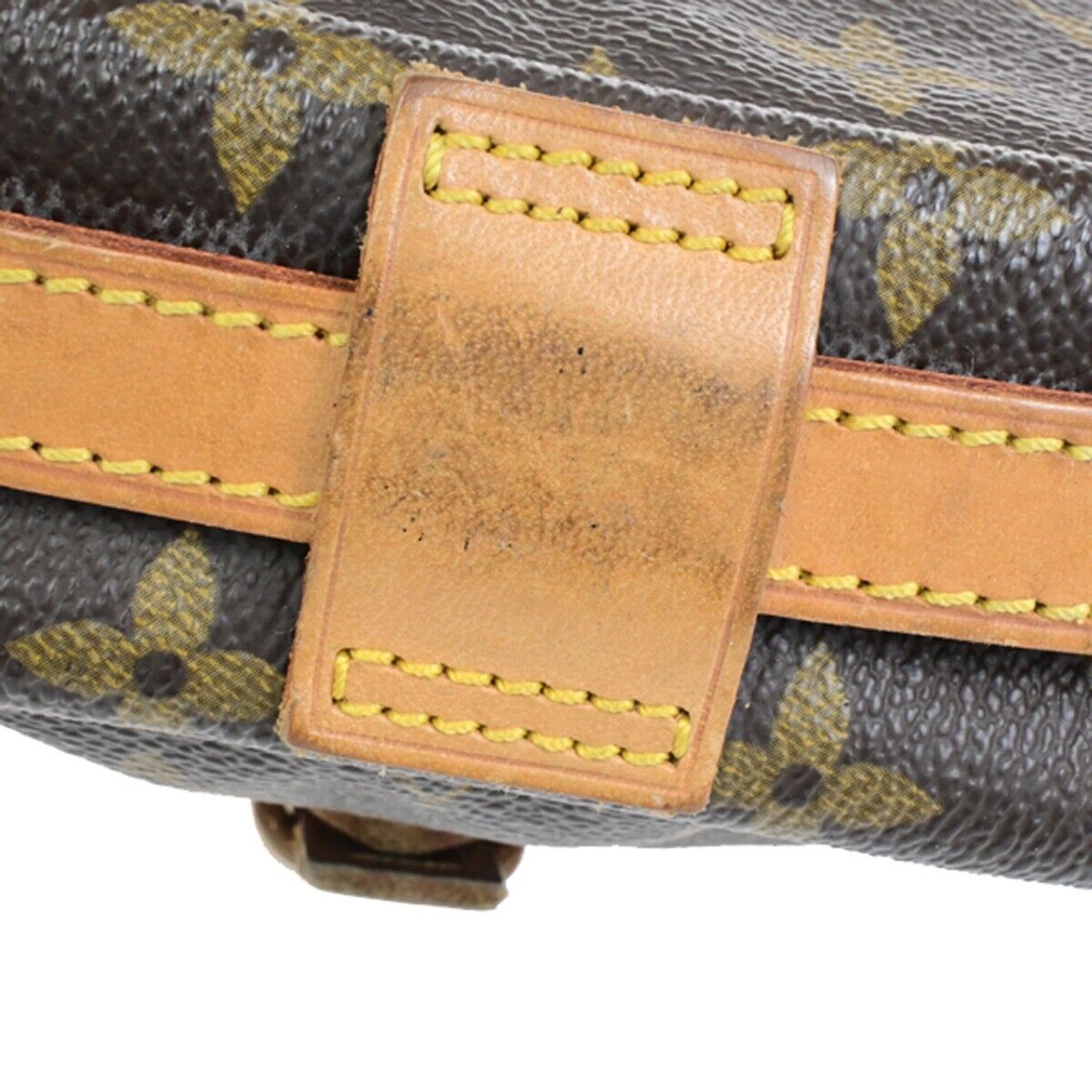 LOUIS VUITTON Jeune Fille PM Shoulder Bag Monogram Leather Brown M51227 31FB532