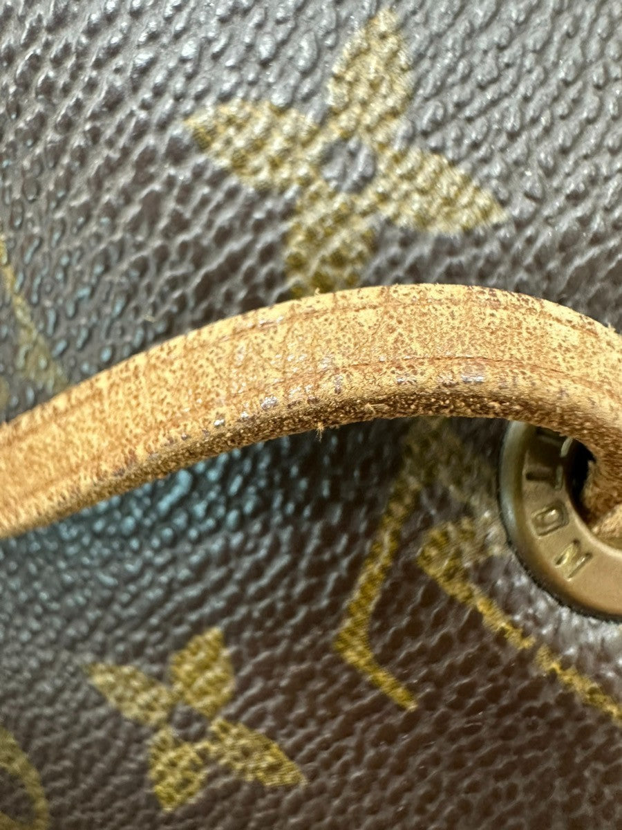 LOUIS VUITTON Montsouris MM Backpack Bag Monogram Leather Brown M51136 18KC526