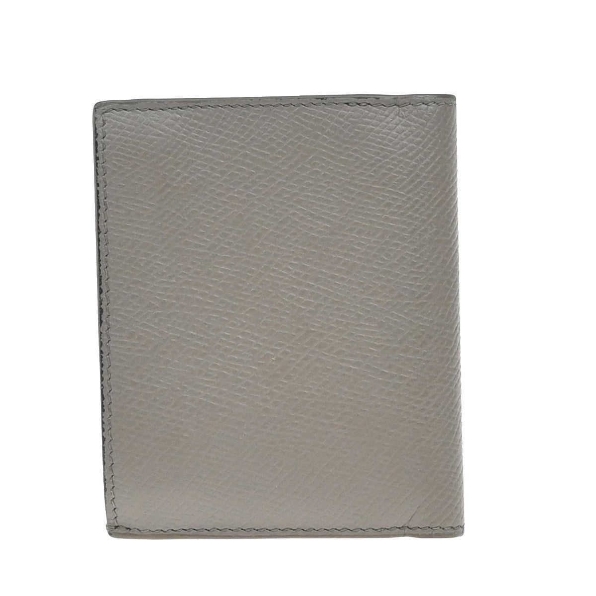 CELINE Logo Coin Case Compact Wallet Leather Beige Italy 60EF796