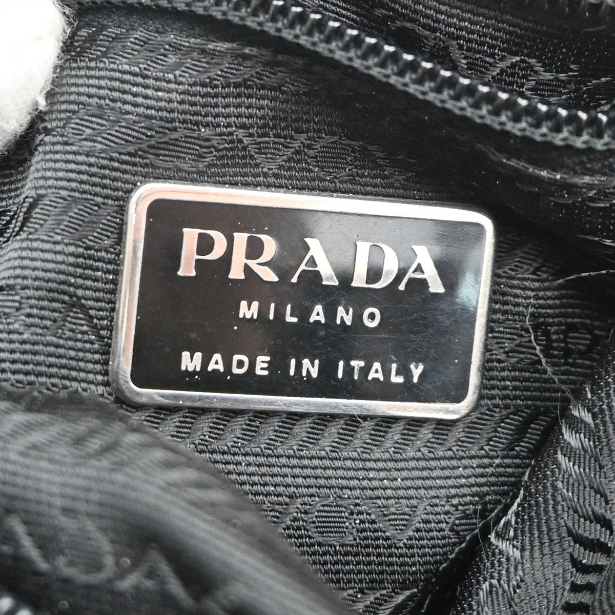 PRADA Sports  Logo Mini Shoulder Bag Cross body  Nylon Black Italy 07MA009