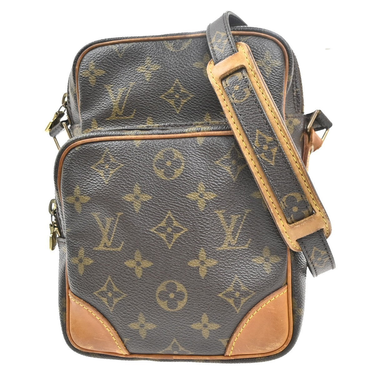 LOUIS VUITTON Amazon Crossbody Shoulder Bag Monogram Leather BN M45236 81MA342