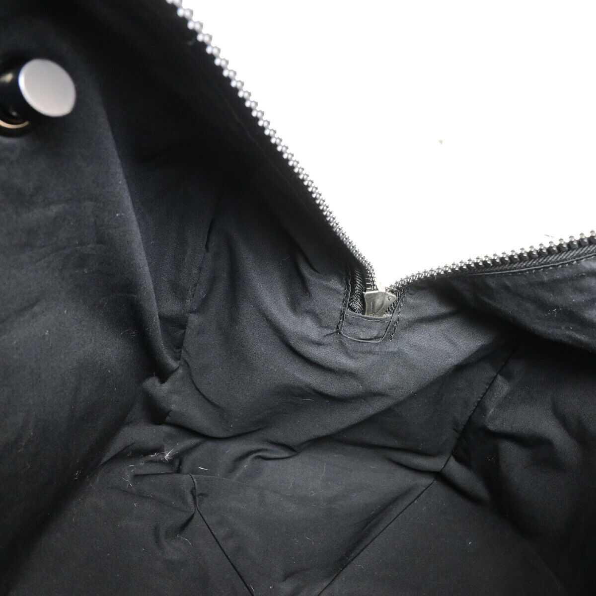 BOTTEGA VENETA Logo Intrecciato Travel Hand Bag PVC Canvas Leather Black 67YG558