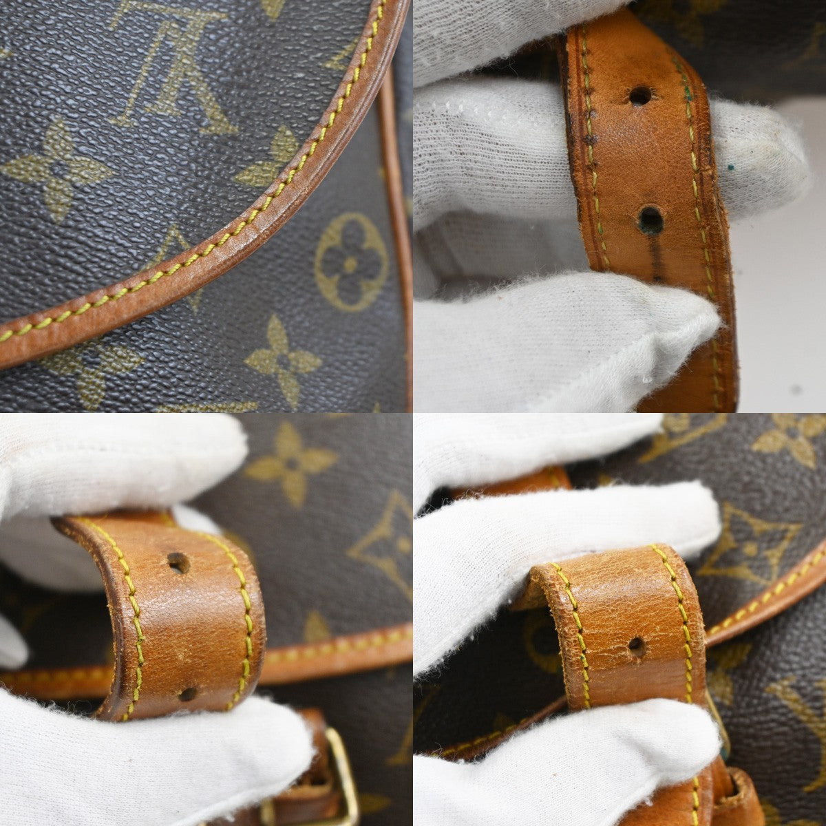 LOUIS VUITTON Saumur 35 Shoulder Bag Monogram Leather BN France M42254 89CA984