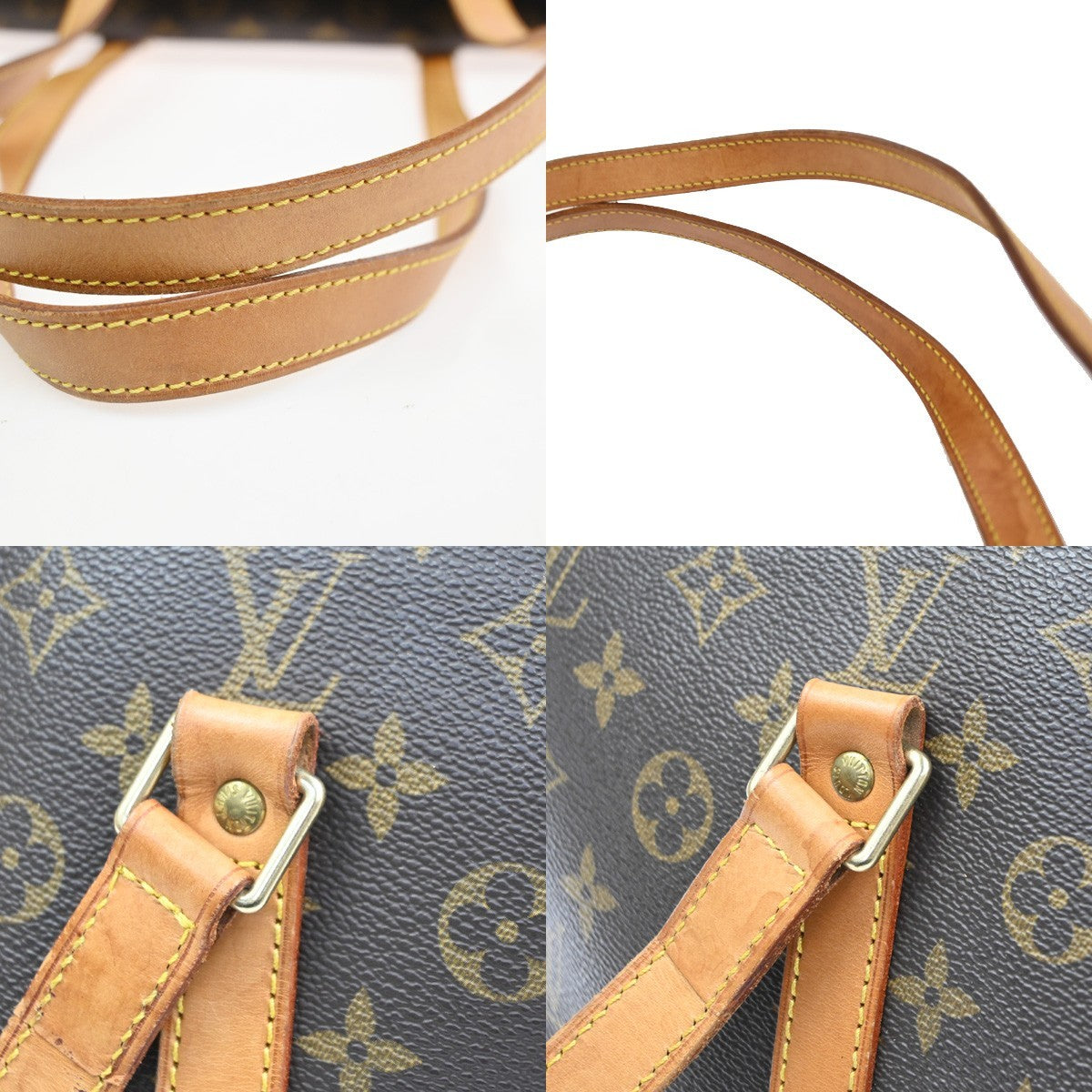 LOUIS VUITTON BABYLONE Shoulder Bag Monogram Leather Brown France M51102 73KC832