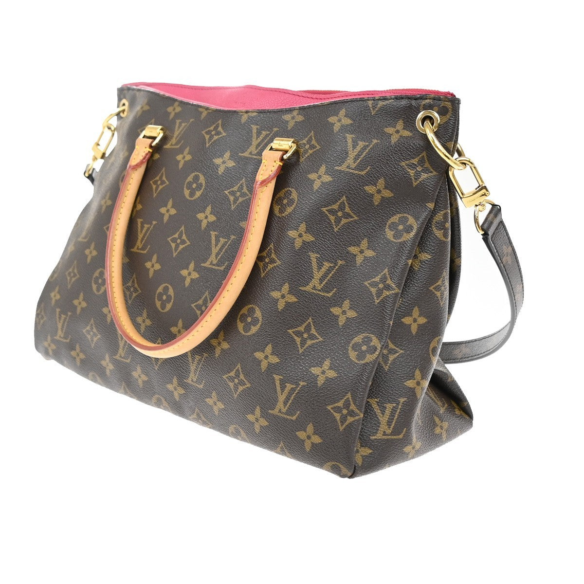 LOUIS VUITTON Pallas 2Way Shoulder Hand Bag Monogram Leather PK M41147 689RF677