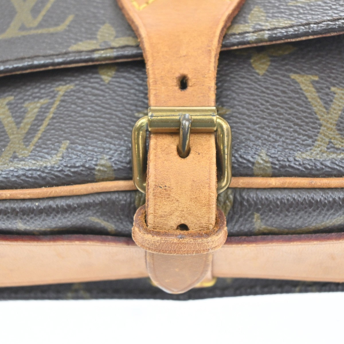 LOUIS VUITTON Mini Cartouchiere Shoulder Bag Monogram Leather BN M51254 80KC658