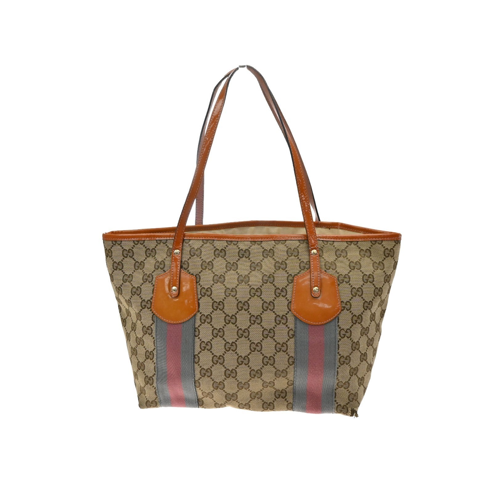GUCCI GG Jolie Charms Shoulder Tote Bag Canvas Patent Leather BN Italy 04KD070