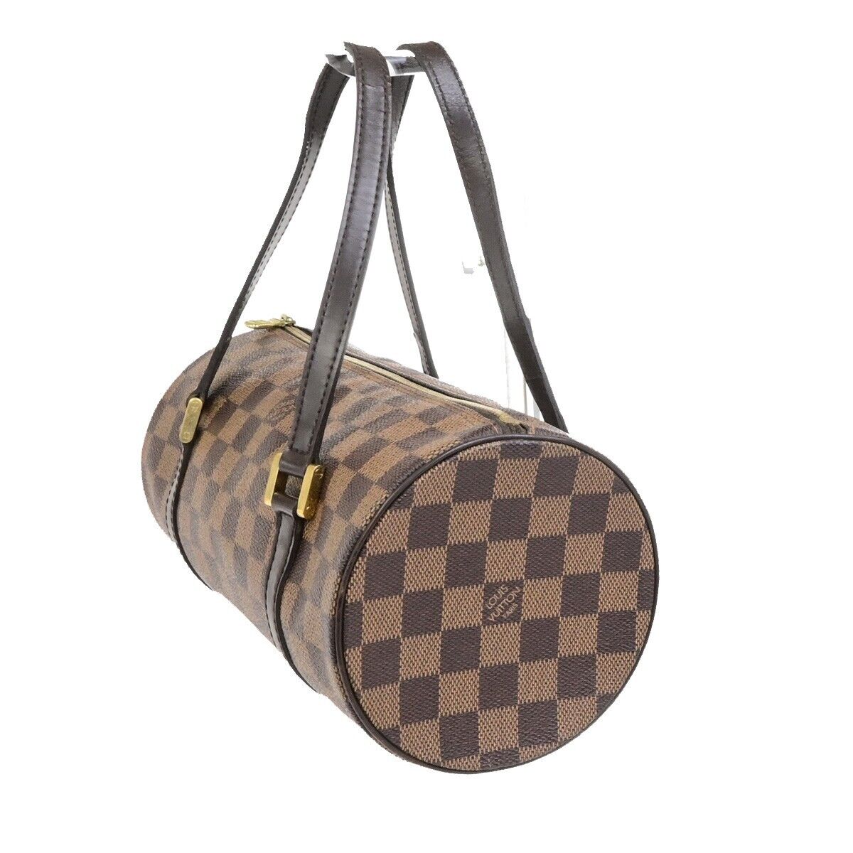 LOUIS VUITTON Papillon PM Hand Bag Damier Ebene Leather Brown N51304 77FB509