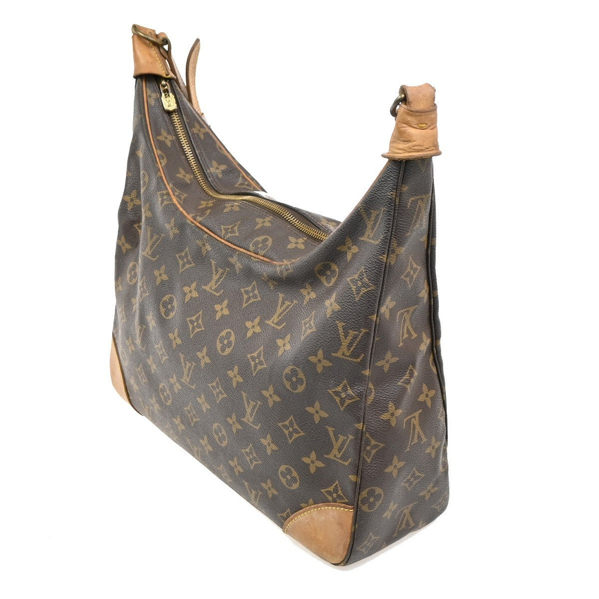 LOUIS VUITTON Boulogne 35 Shoulder Bag Monogram Leather Brown M51260 34MA065