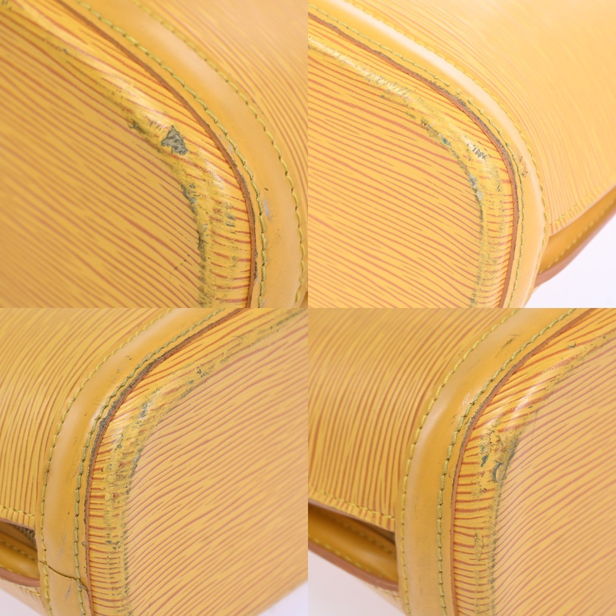 LOUIS VUITTON LV Lussac Shoulder Bag Epi Leather Yellow France M52289 36KC727