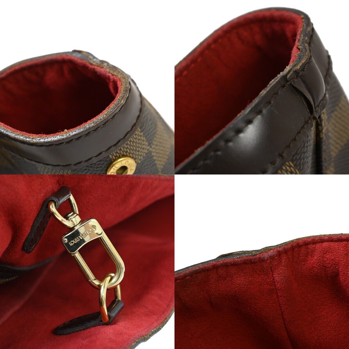 LOUIS VUITLOUIS VUITTON Hampstead MM Shoulder Bag Damier Leather N51204 16EA903