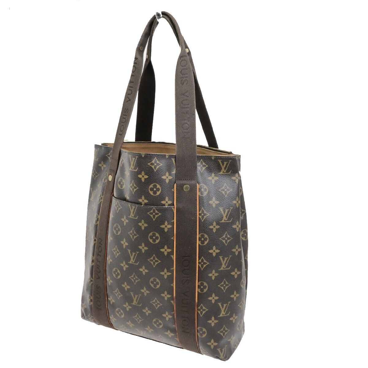 LOUIS VUITTON Cabas Beaubourg Shoulder Bag Monogram Leather Brown M53013 21EE062