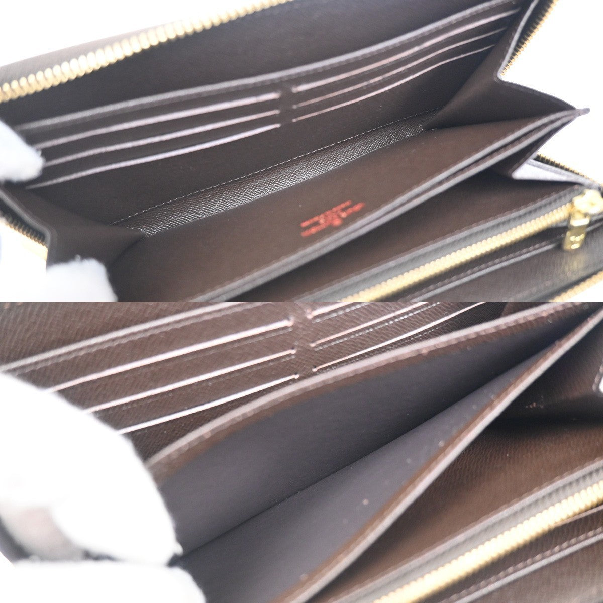 LOUIS VUITTON Zippy Wallet Vivienne Zip Around Damier Ebene Brown N60257 80YH708