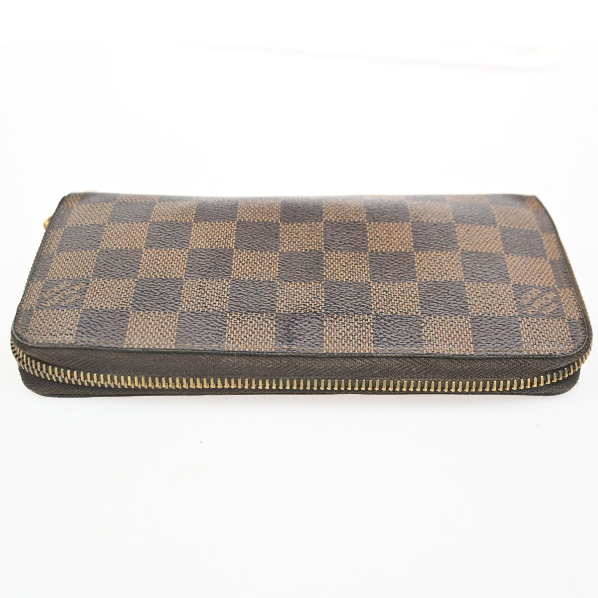LOUIS VUITTON Zippy Wallet Zip Around Wallet Damier Ebene Brown N60015 09KC304
