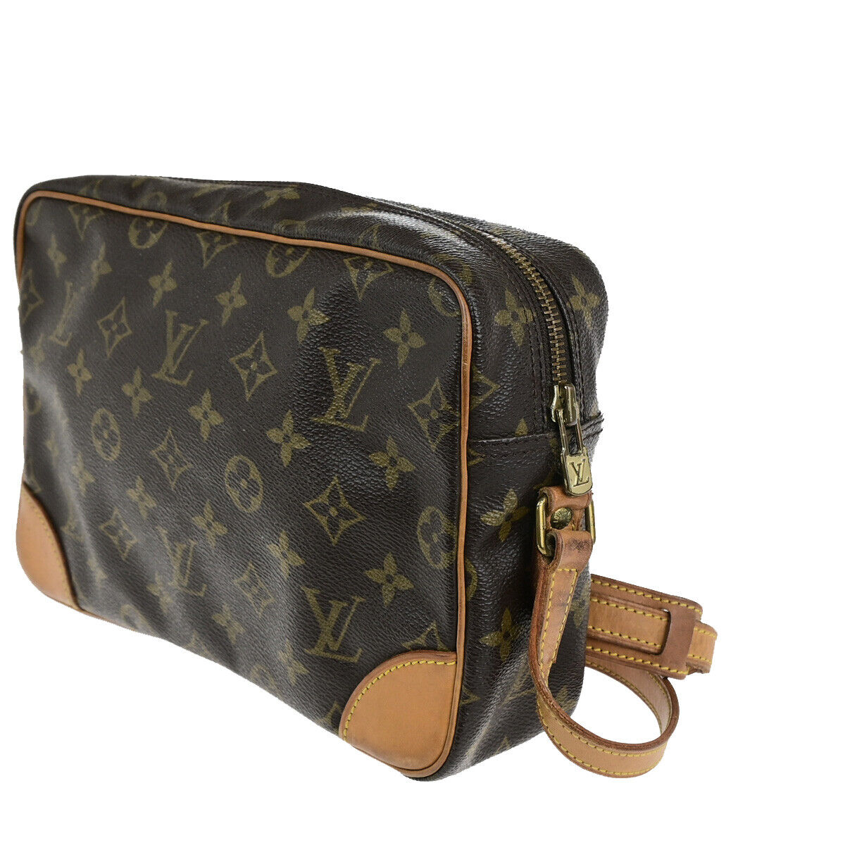 LOUIS VUITTON Trocadero 27 Shoulder Bag Monogram Leather Brown M51274 89YG521
