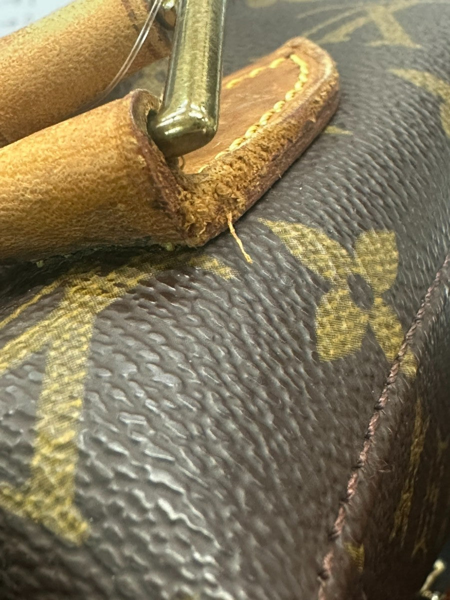 LOUIS VUITTON Saint Cloud GM Shoulder Bag Monogram Leather Brown M51242 34CA715