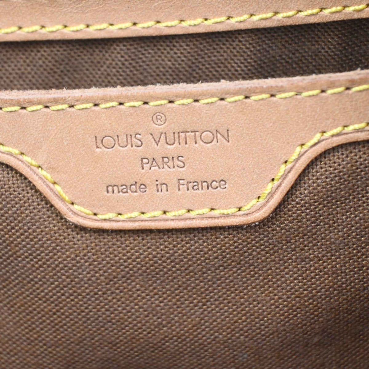 LOUIS VUITTON Montsouris GM Backpack Bag Monogram Leather Brown M51135 96KC794